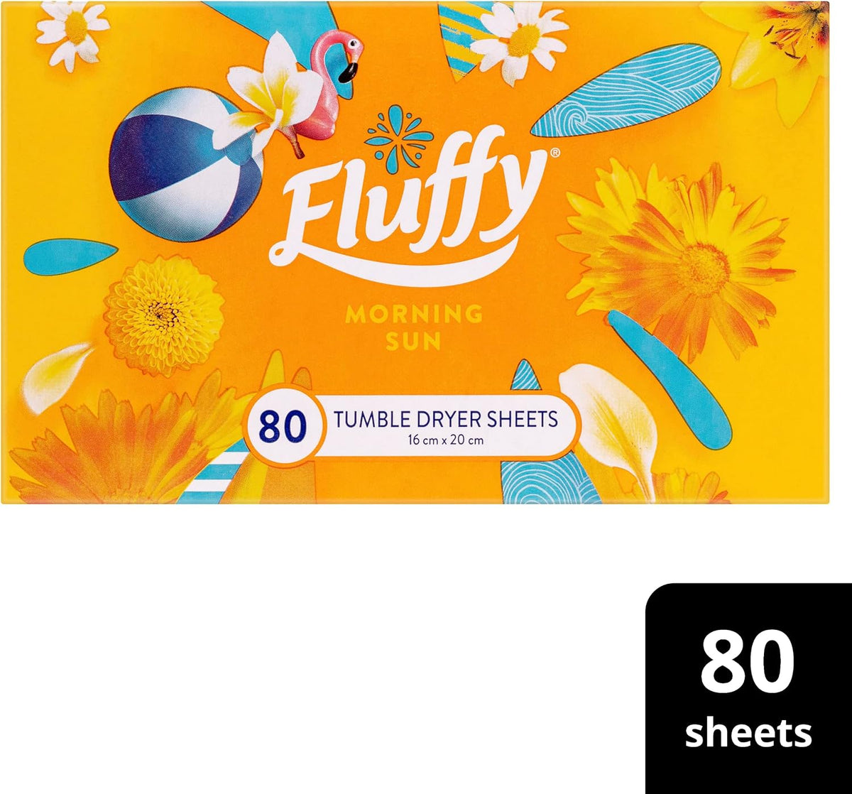 Fluffy Morning Sun Tumble Dryer Sheets, 80 Pack image 9