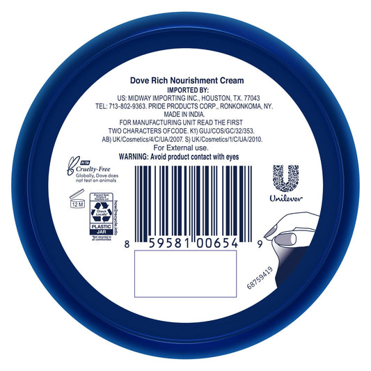 Dove Intensive Nourishing Care Cream 75ml image 2