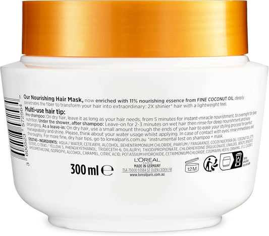 L'Oréal Paris Elvive Extraordinary Oil Coconut Hair Mask 300ml image 2
