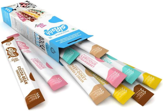 Sipahh Milk Flavouring Straws – Vegan-Friendly Flavours, 40-Pack image 2