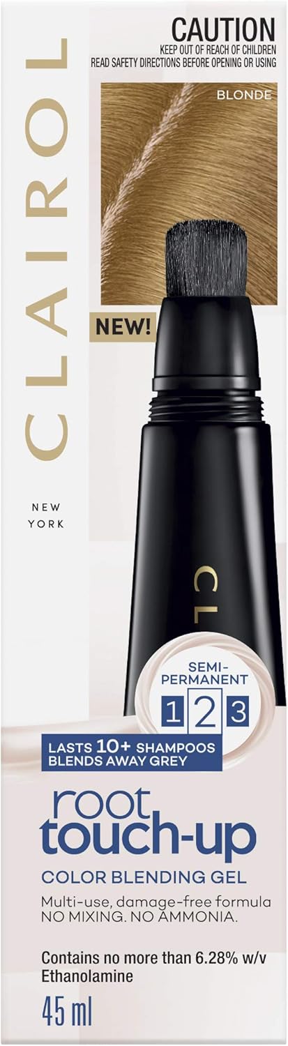 Clairol Root Touch-Up Colour Blending Gel, 8 Blonde, Blends Greys, Ammonia-Free image 2