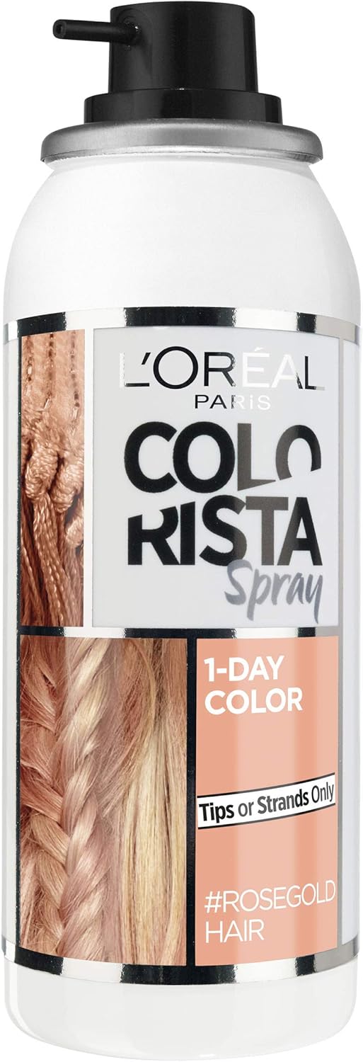 L'Oréal Paris Colorista Spray Rose Gold - Temporary 1-Day Hair Colour image 2