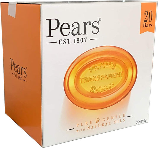 Pears Transparent Soap Bars with Natural Oils – 20 x 125g image 2