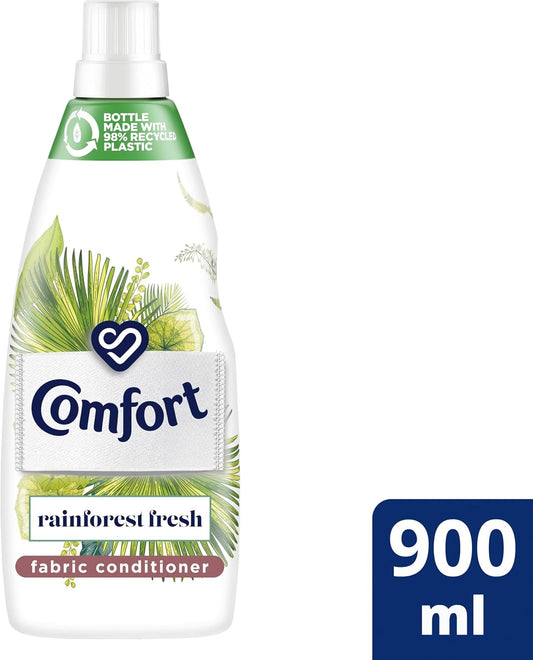 Comfort Rainforest Fresh Fabric Conditioner 900mL image 2