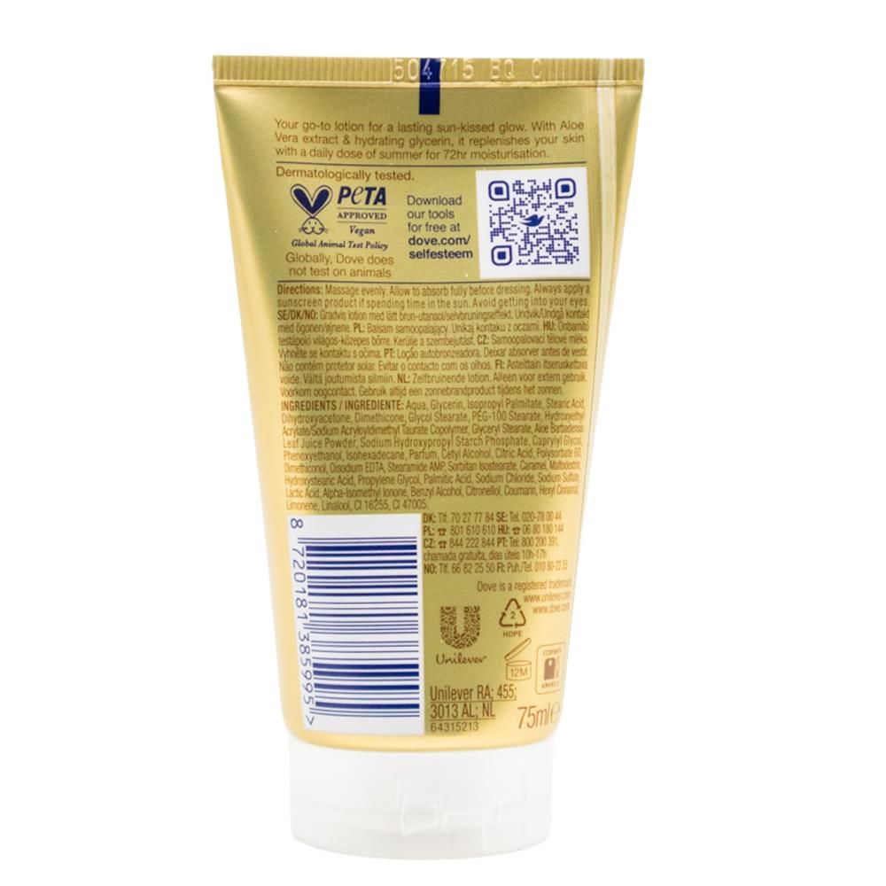 Dove Summer Revived Gradual Self-Tan Lotion 75mL image 8