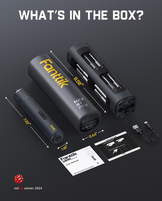 Fanttik NEX S1 Pro Cordless Electric Screwdriver Set with 16 S2 Steel Bits image 2