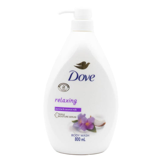 Dove Body Wash Triple Moisture Serum Relaxing Jasmine And Coconut Milk 800ml image 2