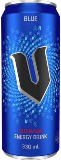 V Blue Guarana Energy Drink Can 24 x 330ml image 2