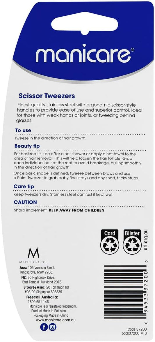 Manicare Eyebrow Tweezer Scissor Style image 2