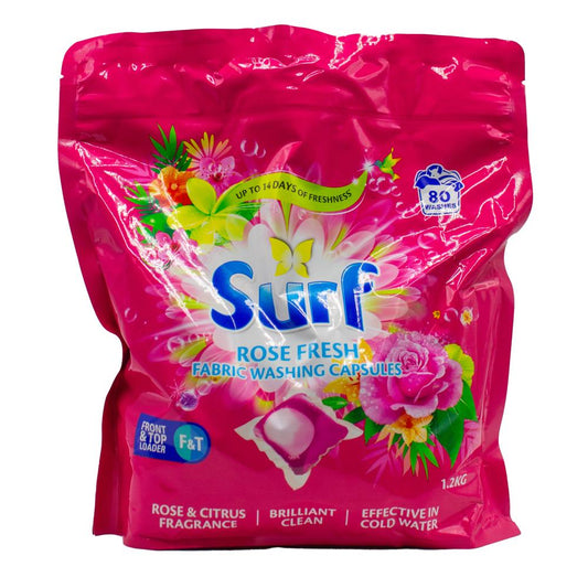 Surf Fabric Washing Capsules Rose Fresh 80 Pack image 2