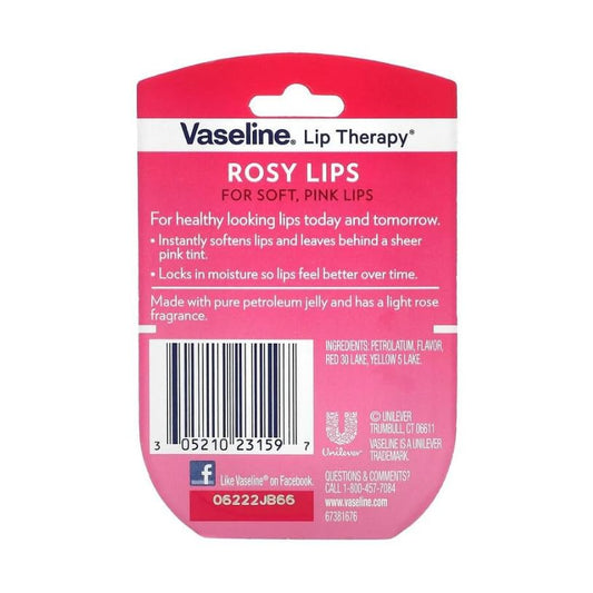 Vaseline Rosy Lip Therapy Size .25z Rosy Lip Therapy .25z image 2