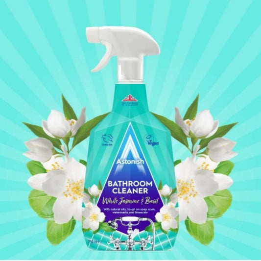 Astonish Bathroom Cleaner White Jasmine & Basil 750mL image 2