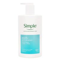 Simple Purify+ Gel Facial Cleanser witch hazel + zinc + PHA reduces oil and unclogs pores to help prevent breakouts 240 ml image 2