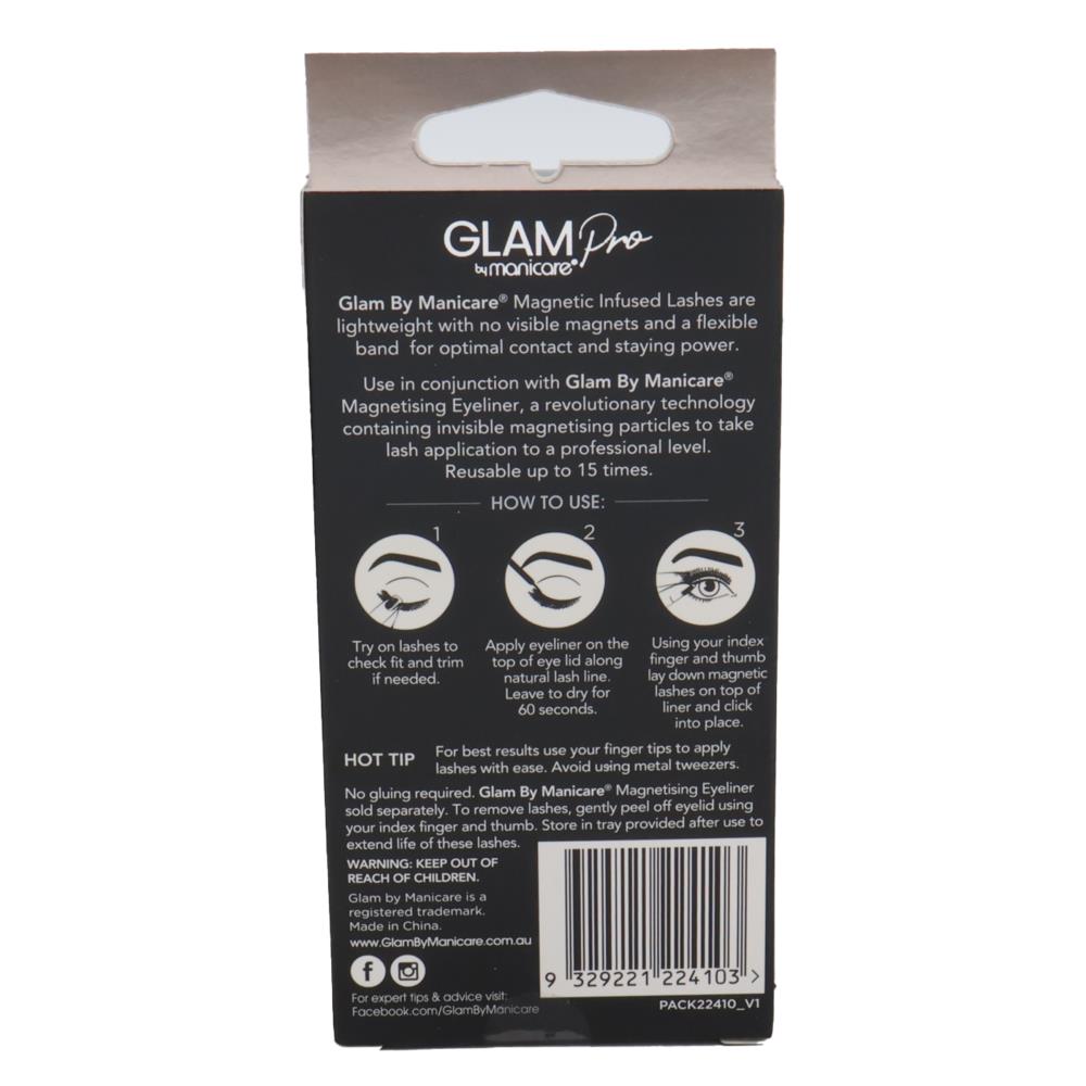 Glam by Manicare Pro Magnetic Infused Lashes – Quinn image 4