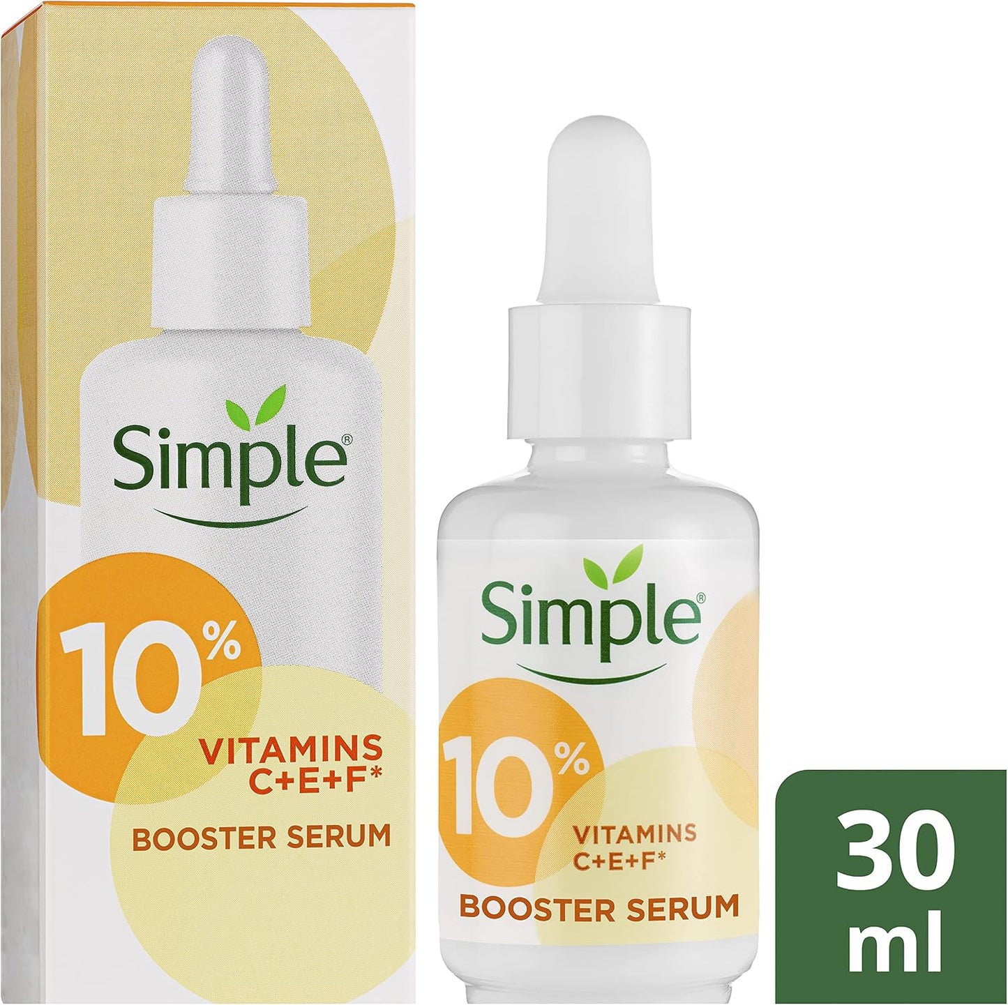 Simple Booster Serum 10% Vitamin C+E+F For Youthful, Glowing Skin 30mL image 7