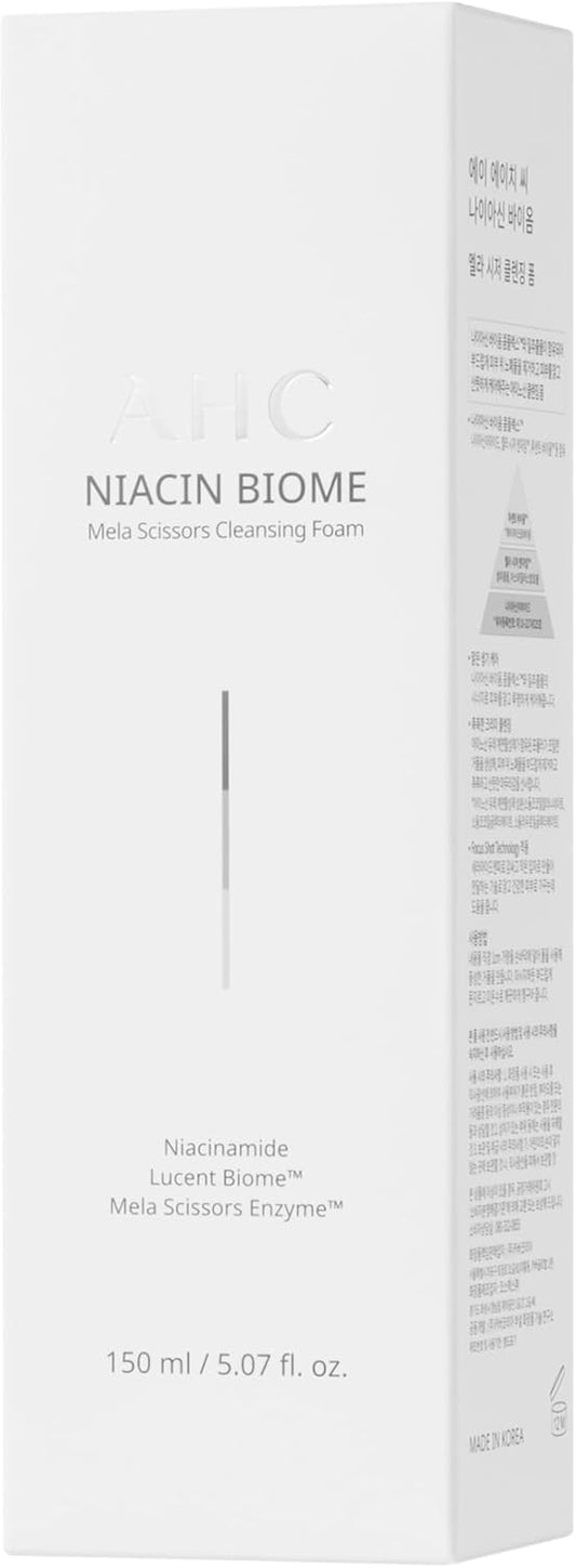 AHC Niacin Biome Mela Scissors Cleansing Foam 150mL image 2