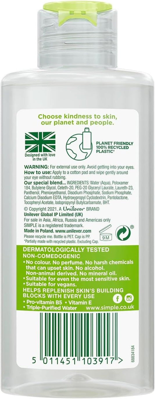 Simple Kind to Skin Eye Make-Up Remover 125ml image 2