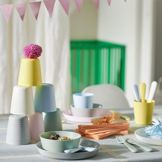 IKEA Kalas BPA-Free Tableware Set – 6xBowls 6xPlates 6xCups and 18pc cutlery set image 2
