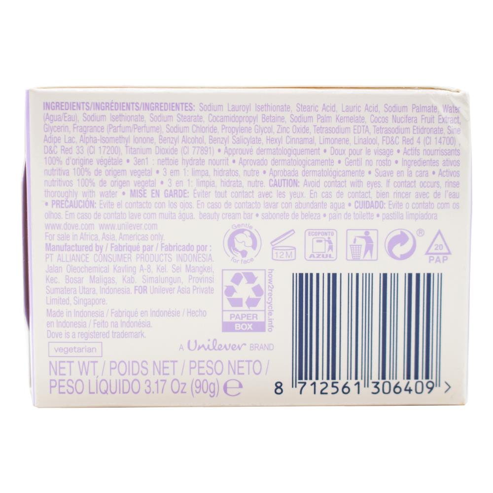 Dove Beauty Cream Bar with Coconut Milk & Jasmine Petals, 90g image 4
