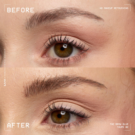 NYX Professional Makeup The Brow Glue Instant Brow Styler - Taupe image 2