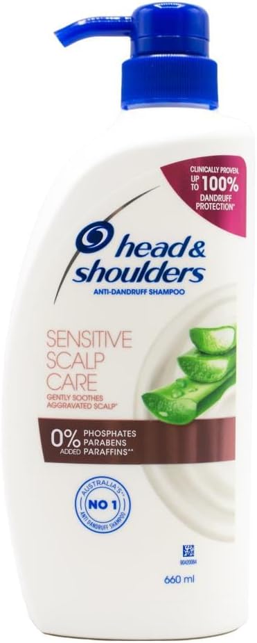 HEAD AND SHOULDERS SHAMPOO ANTI DANDRUFF SENSITIVE SCALP CARE 660mL