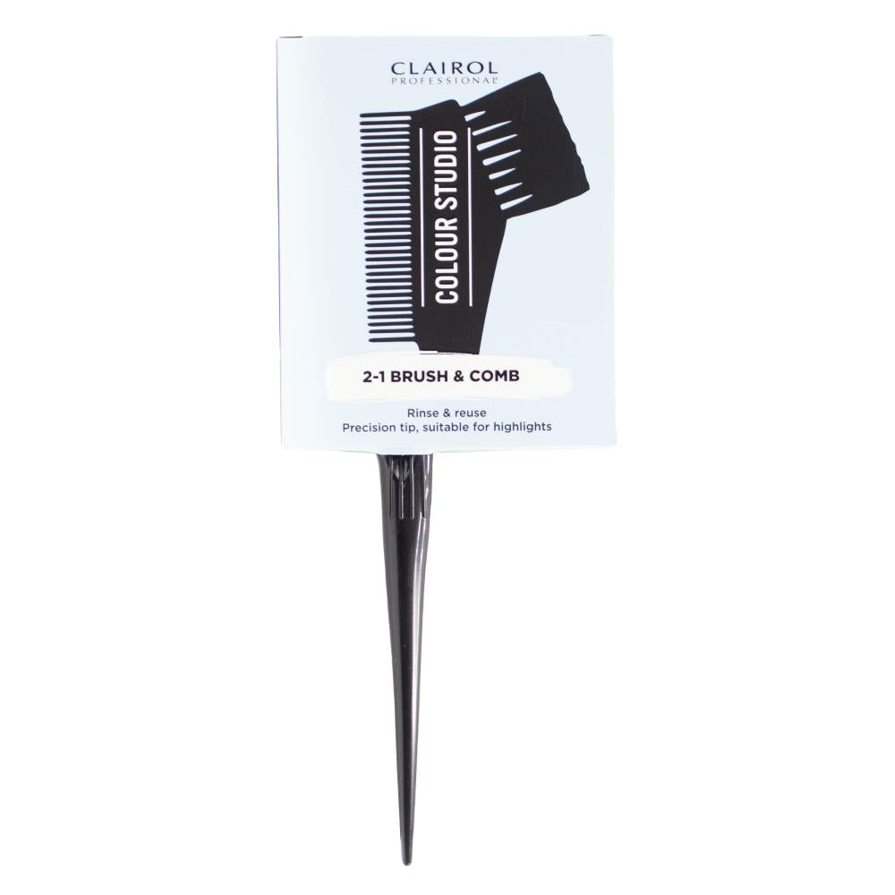 Clairol Professional Colour Studio 2-in-1 Brush & Comb for At-Home Hair Colouring image 4