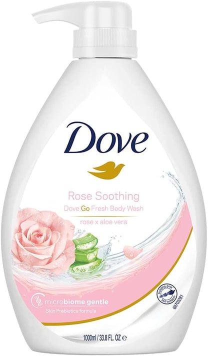 Dove Rose Soothing and Aloe Vera Body Wash 1000 ml