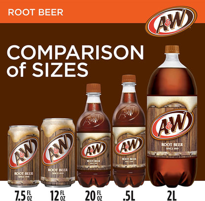 A&W Root Beer 355ml Can, 12-Pack image 3