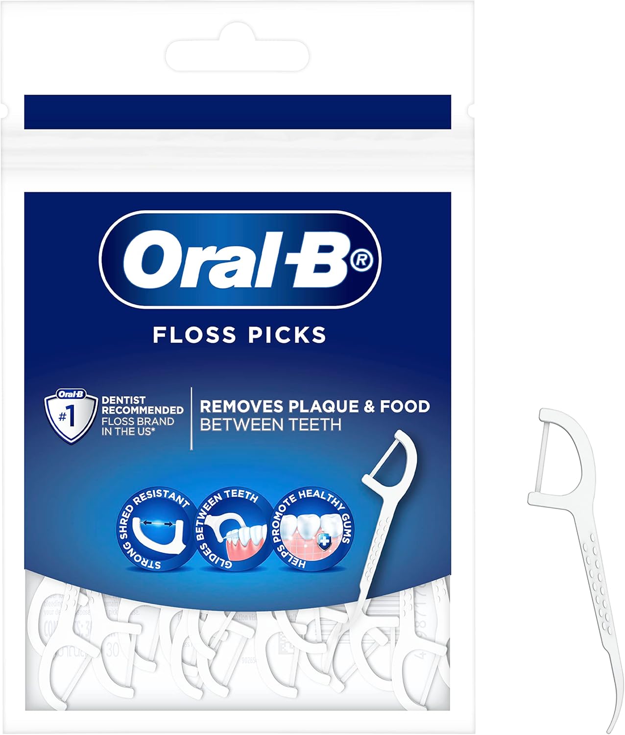 Oral-B Glide Pro-Health Floss Picks, 30 Pack
