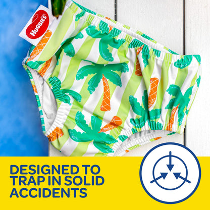 Huggies Little Swimmers Reusable Swim Nappy Medium (12-15kg) Tropical Tree image 6