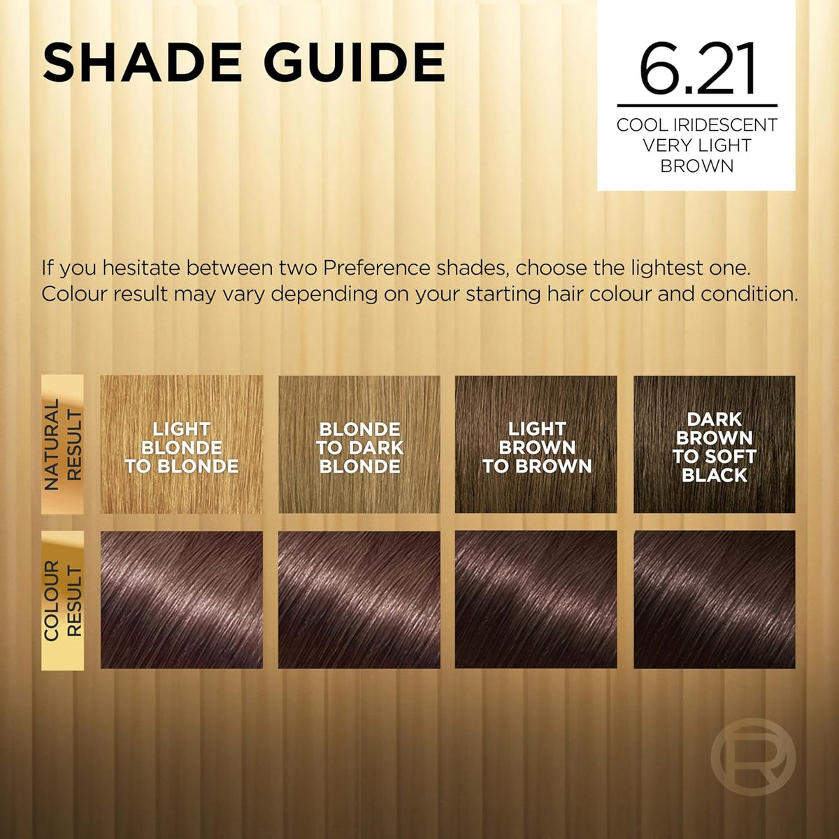 L'Oréal Paris Préférence Permanent Hair Colour 6.21 Cool Iridescent Very Light Brown image 5