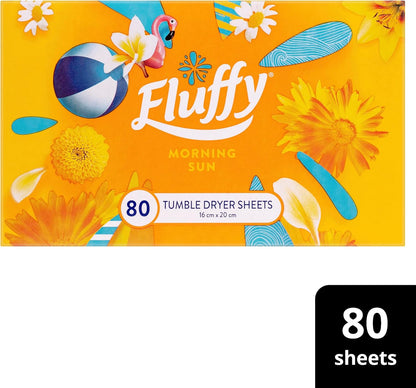 Fluffy Morning Sun Tumble Dryer Sheets, 80 Pack image 7