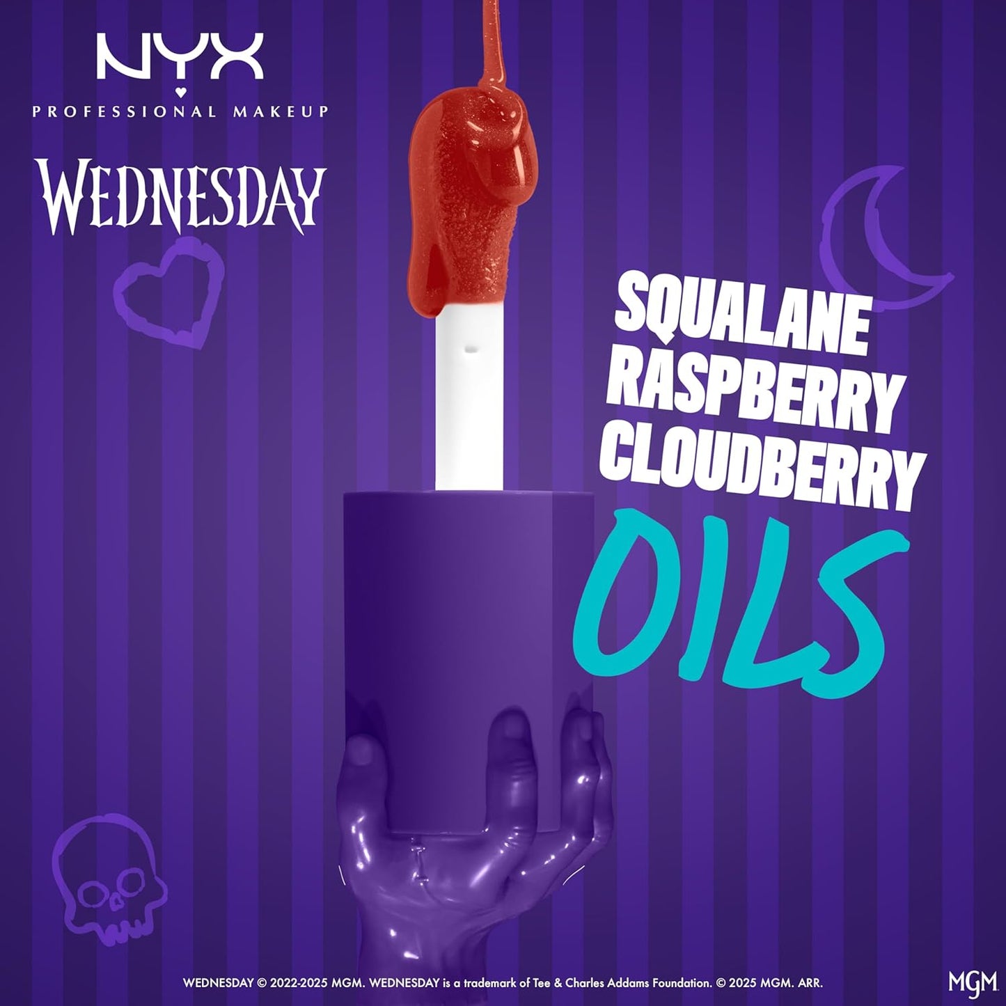 NYX Professional Makeup Wednesday Color-Shifting Lip Oil - Thorn Pricked image 5