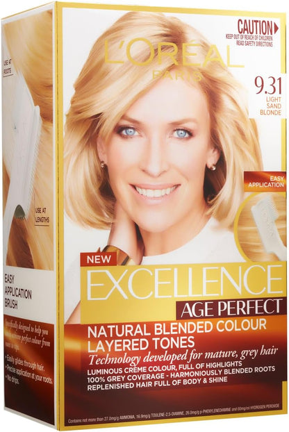 L'Oréal Paris Excellence Age Perfect Permanent Hair Colour - 9.31 Light Sand Blonde