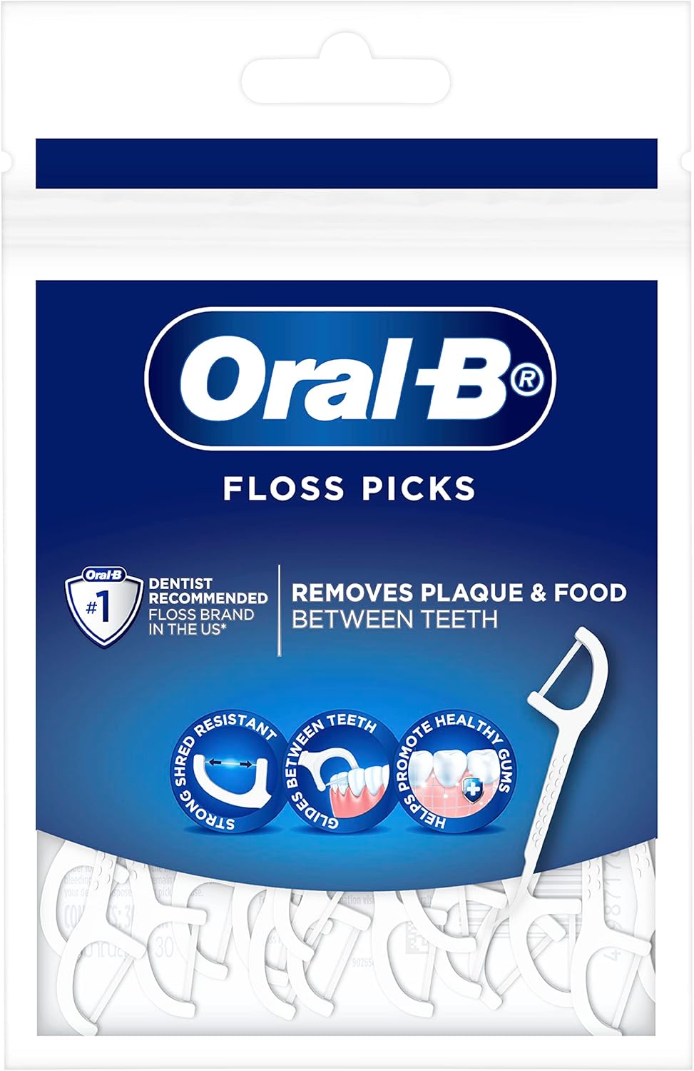 Oral-B Glide Pro-Health Floss Picks, 30 Pack image 3