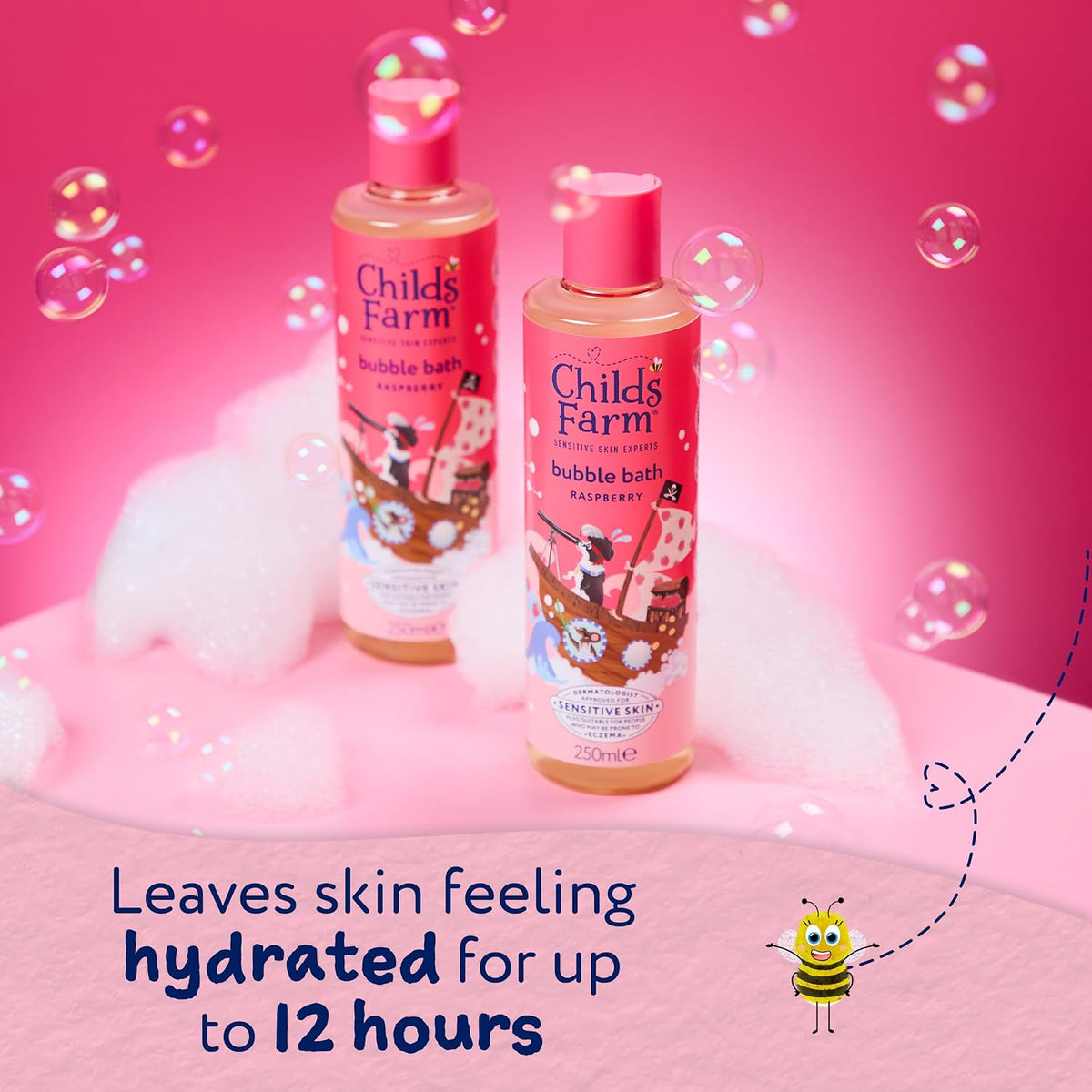 Childs Farm Raspberry Bubble Bath 250mL image 4