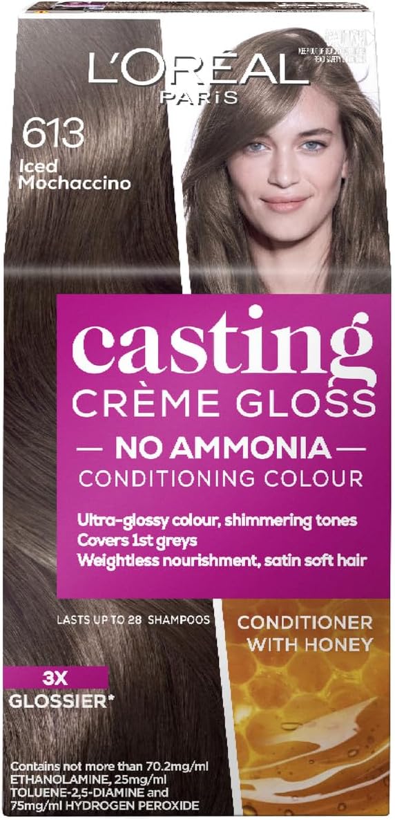 L'Oréal Paris Casting Crème Gloss Semi-Permanent Hair Colour - 613 Iced Mocha image 7