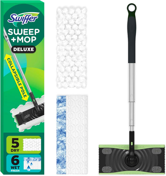 Swiffer Sweep and Mop Deluxe 2-in-1 Floor Cleaning Kit