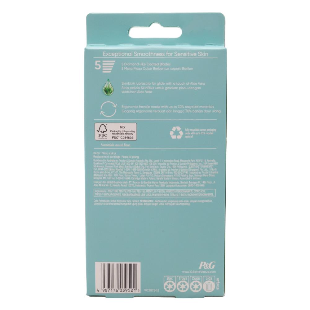 Gillette Venus Extra Smooth Sensitive Women's Razor image 8