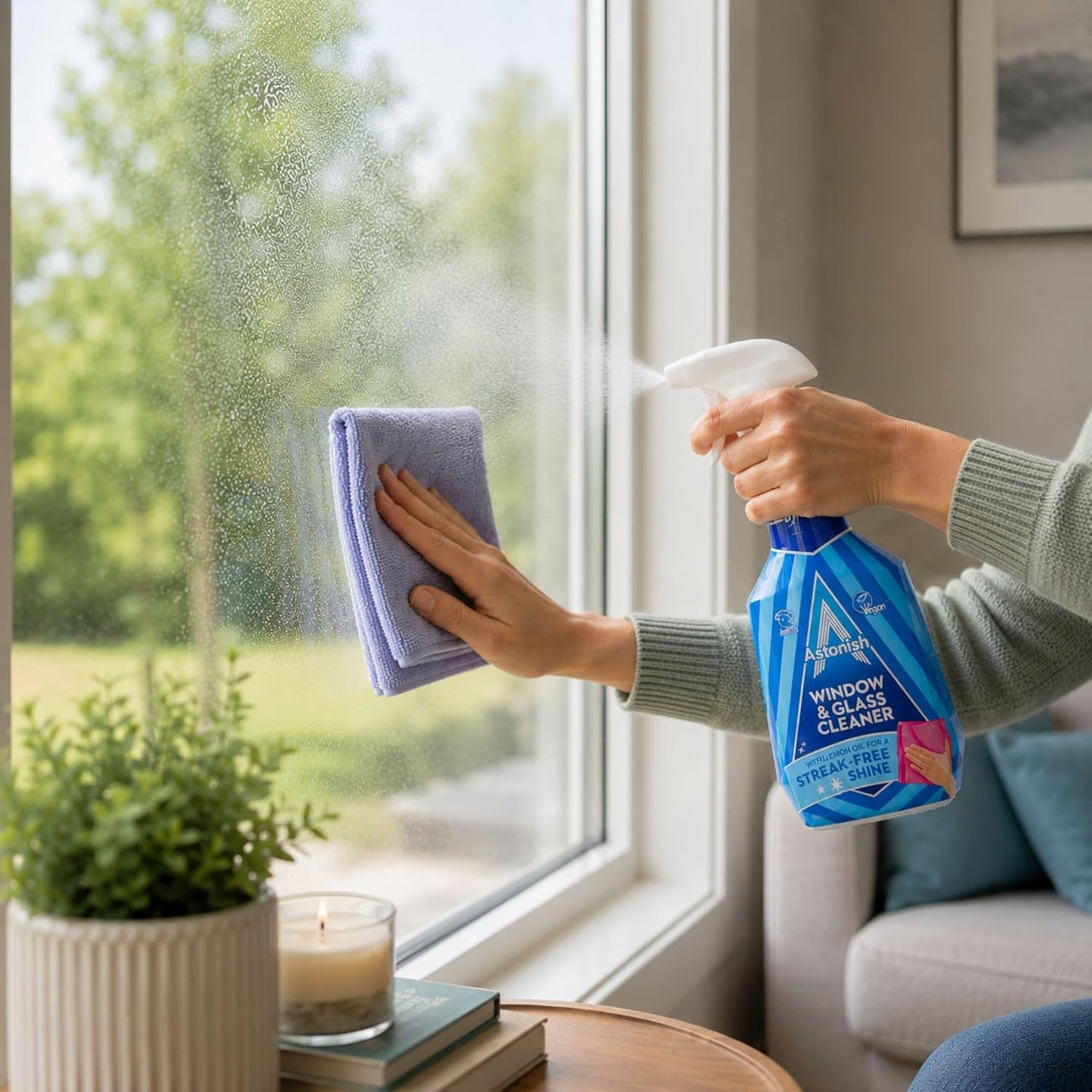 Astonish Window & Glass Cleaner with Lemon Oil 750mL image 5