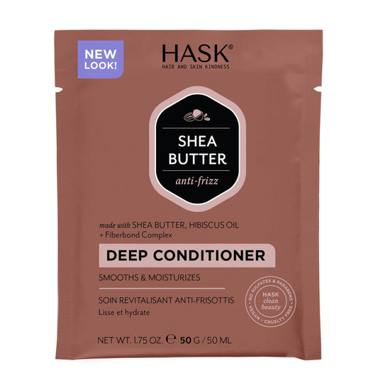 HASK Shea Butter Deep Conditioner Treatment for All Hair Types, 50ml
