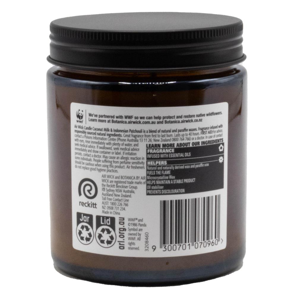 Air Wick Botanica Coconut Milk & Indonesian Patchouli Candle 205g image 6