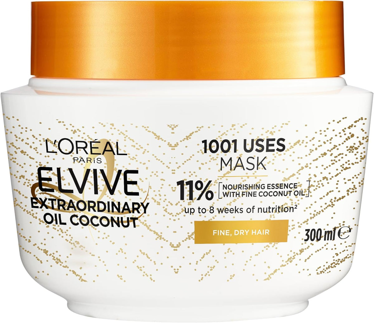 L'Oréal Paris Elvive Extraordinary Oil Coconut Hair Mask 300ml image 7