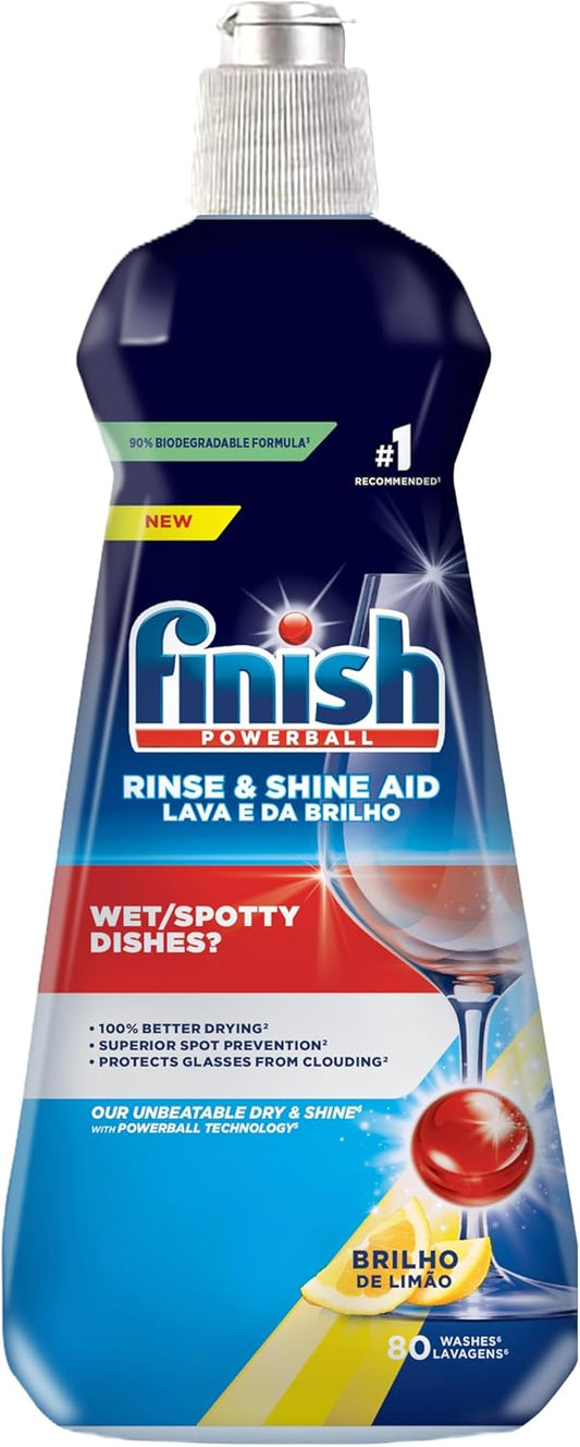 Finish Rinse Aid, Lemon Scented, 400ml image 2