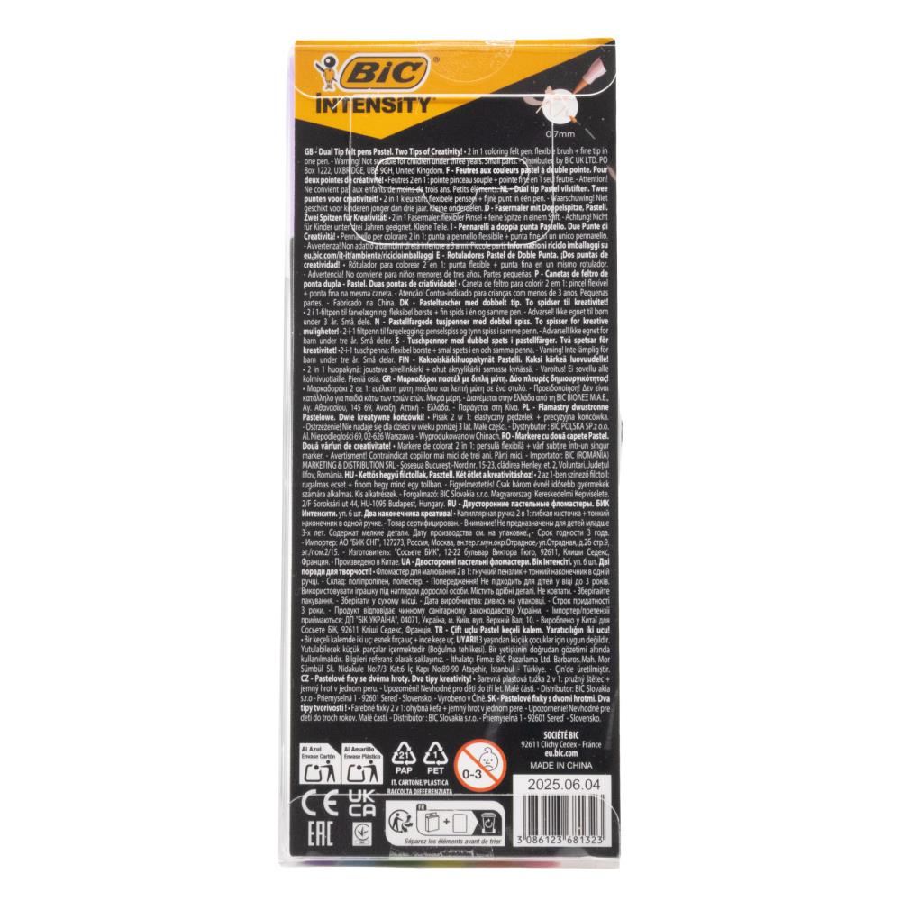 BIC Intensity Dual Tip Felt Pens 6-Pack image 4