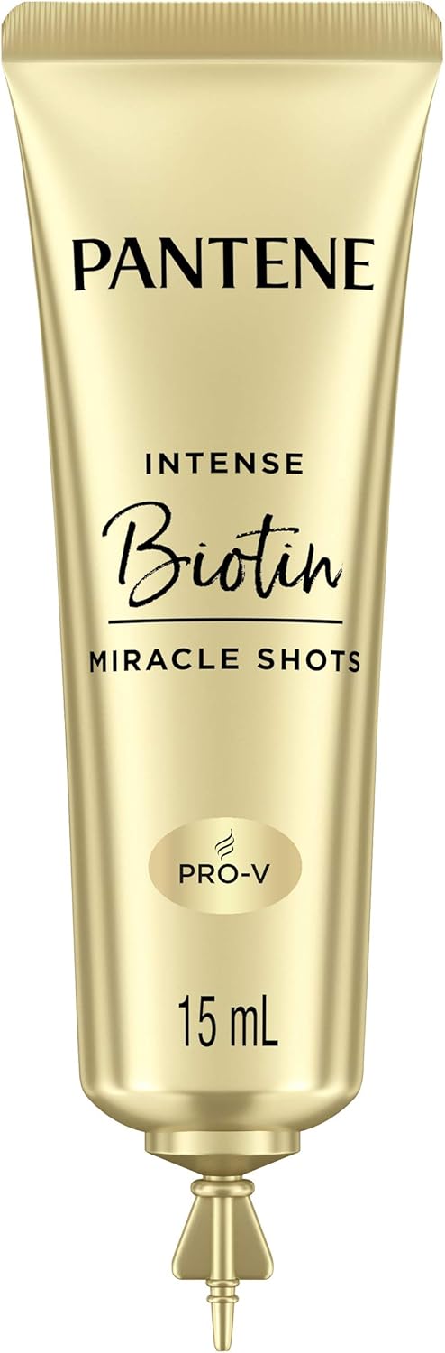 Pantene Intense Miracle Hair Treatment Hydrating Shots with Biotin for Dry Hair Repair (3 x 15ml) image 3