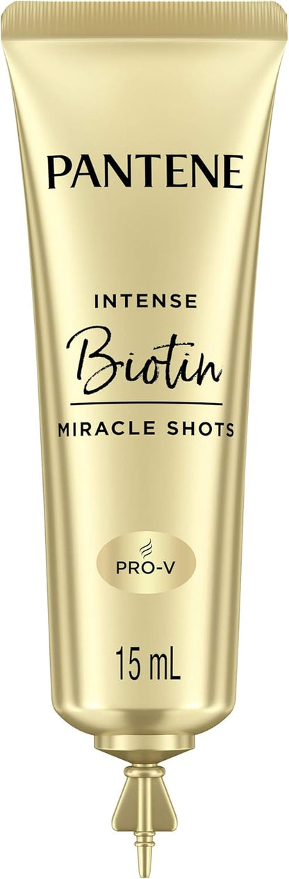 Pantene Intense Miracle Hair Treatment Hydrating Shots with Biotin for Dry Hair Repair (3 x 15ml) image 3