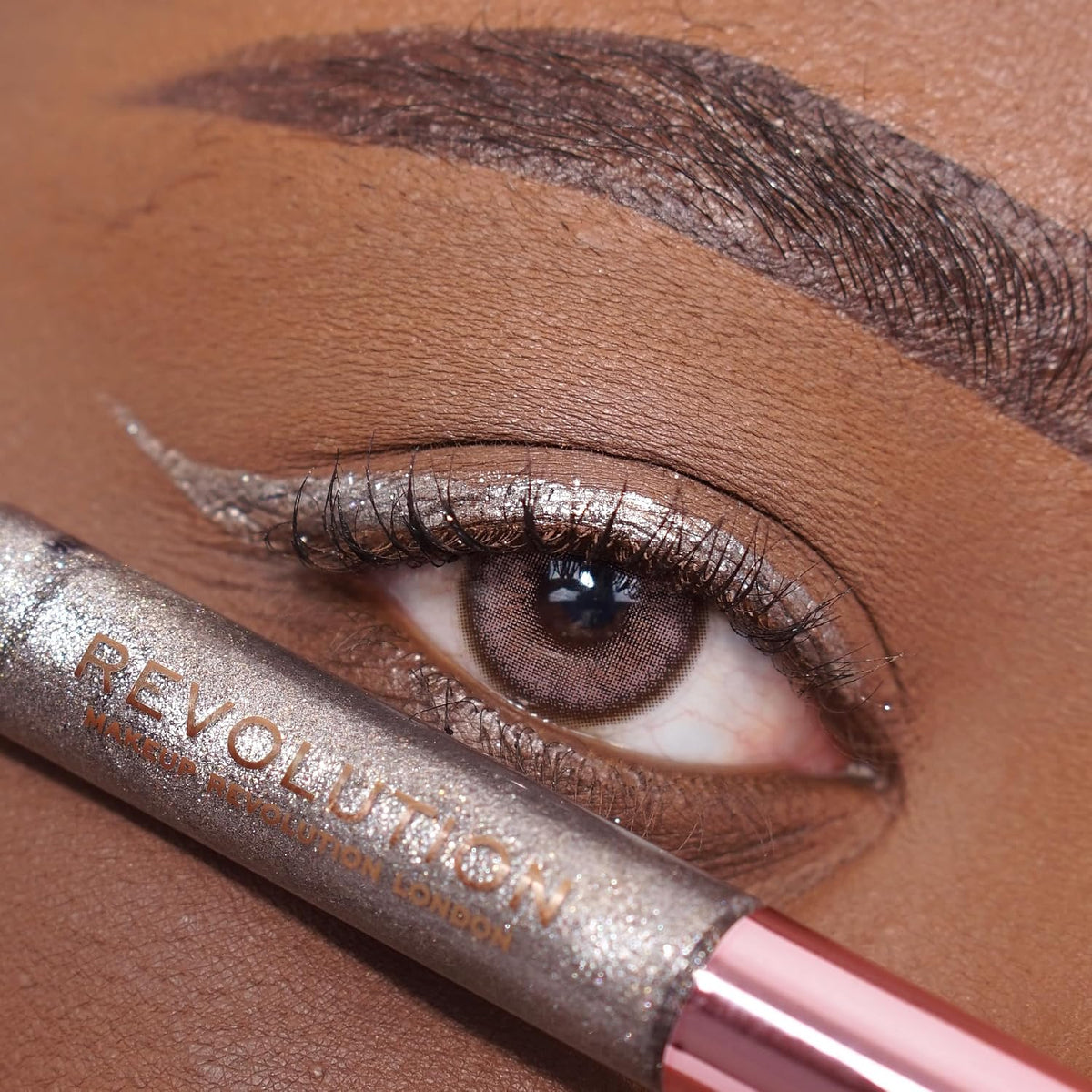 Revolution Super Flick Liquid Eyeliner 4.5 ml, Silver image 3