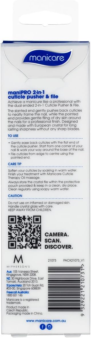 MANICARE CUTICLE PUSHER AND FILE MANIPRO image 2