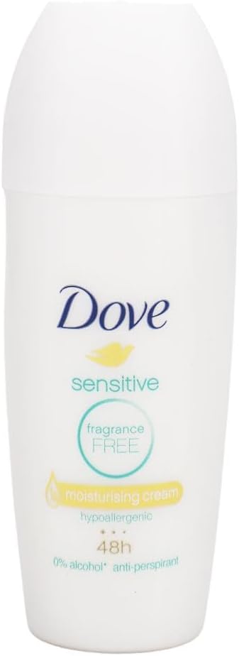 DOVE ANTIPERSPRANT SENSITIVE 48H FRAGRANCE FREE 40mL